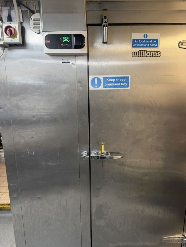 Williams walk-in cold room working again after a repair